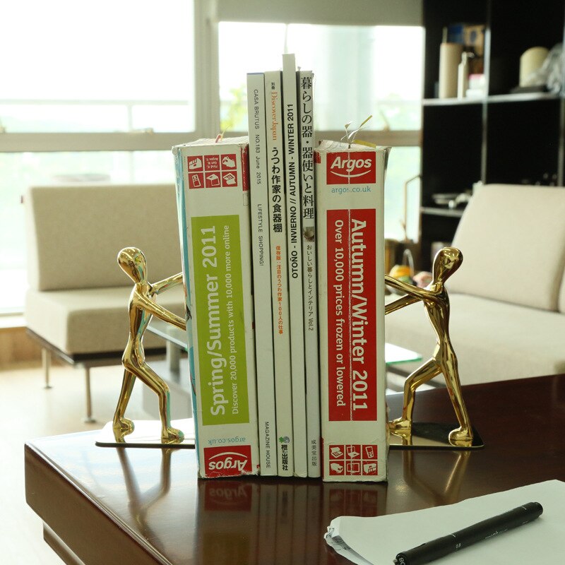 Metal Man Bookend