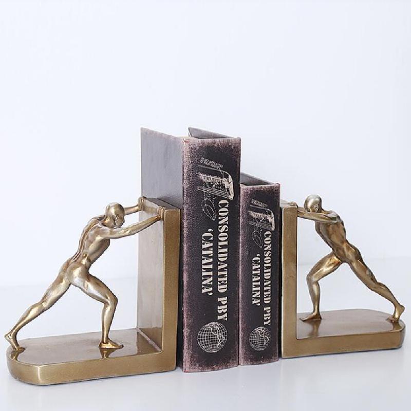 Bookend Sculpture Man