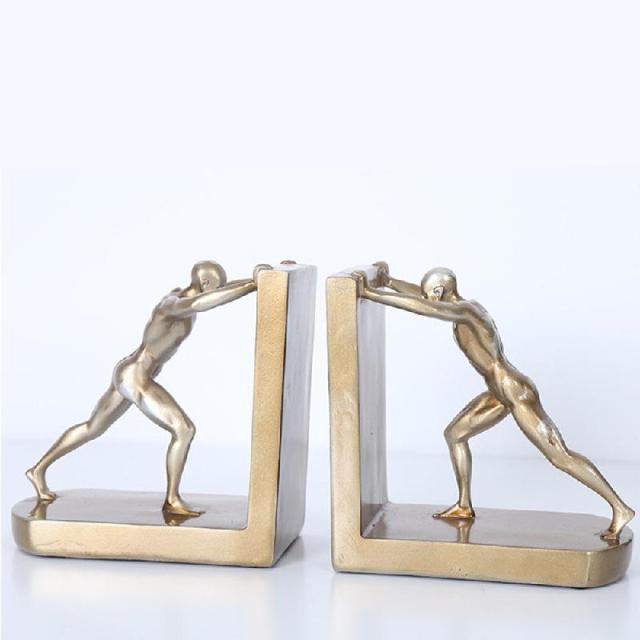 Bookend Sculpture Man