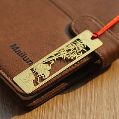 Set of 4 Gold Bookmarks