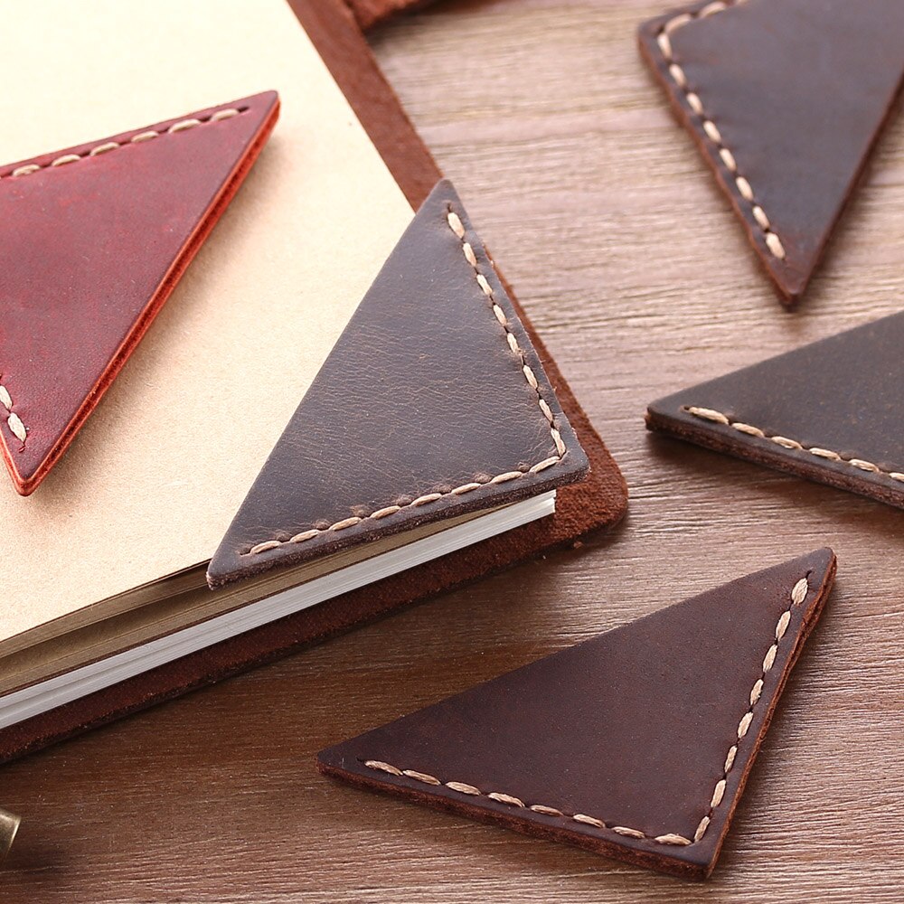 Leather Corner Bookmark