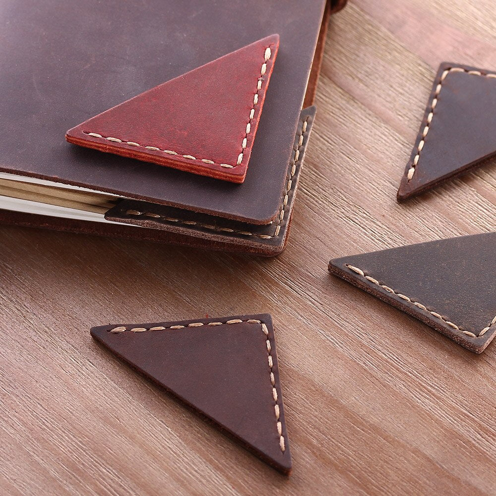 Leather Corner Bookmark