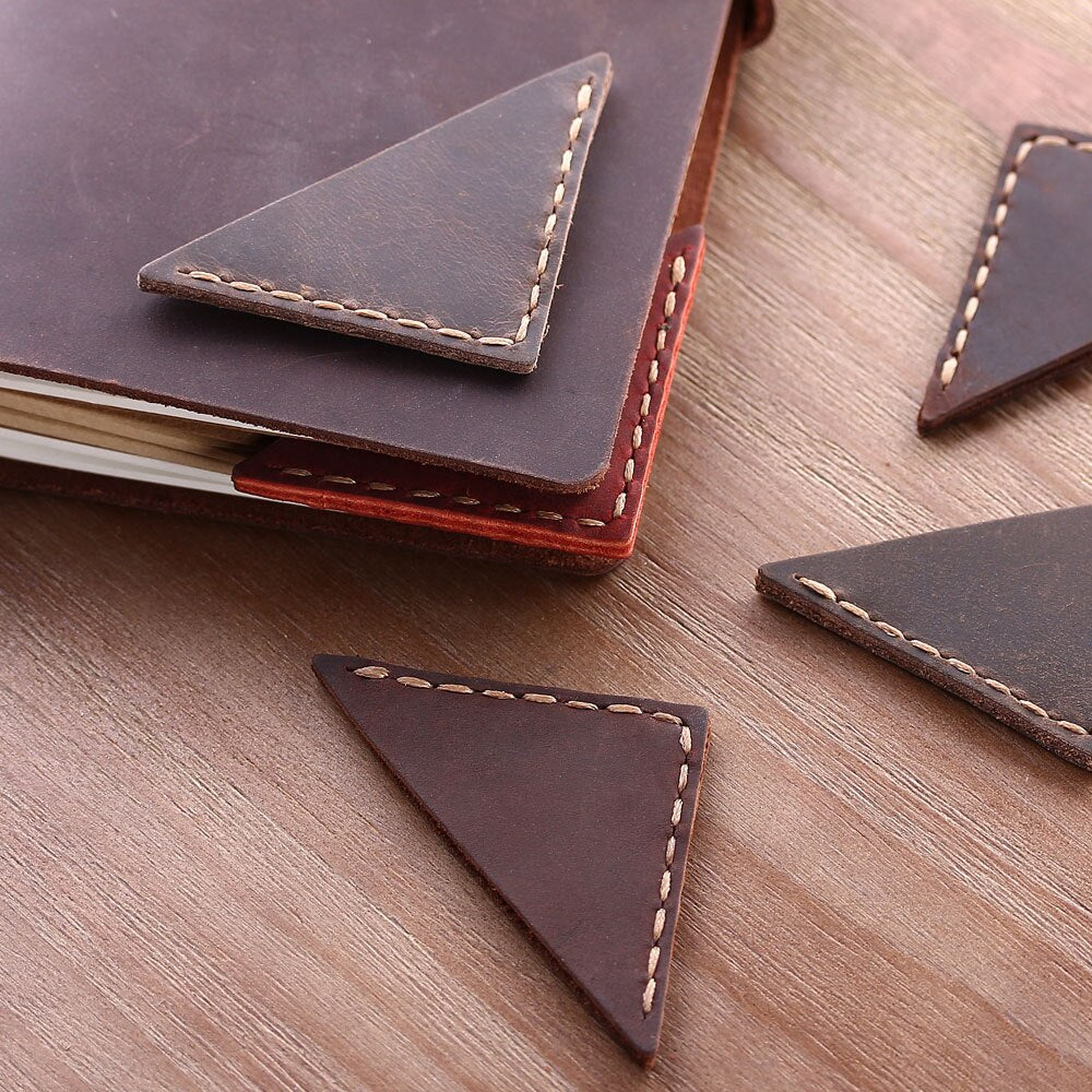 Leather Corner Bookmark