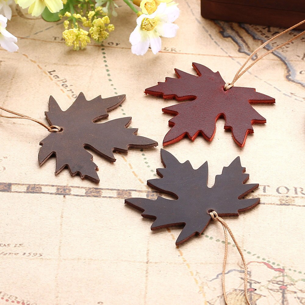 Leather Leaf Bookmark