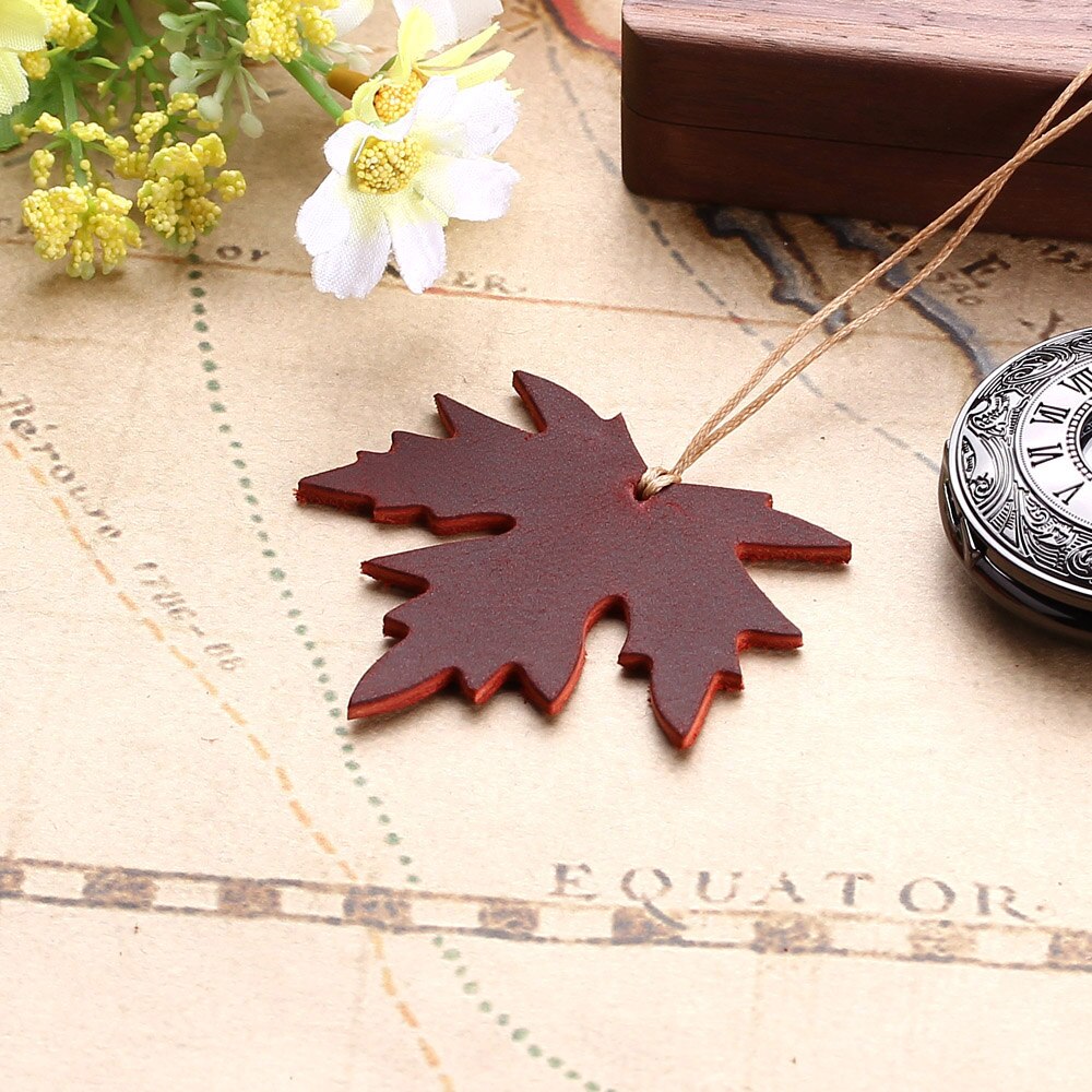 Leather Leaf Bookmark