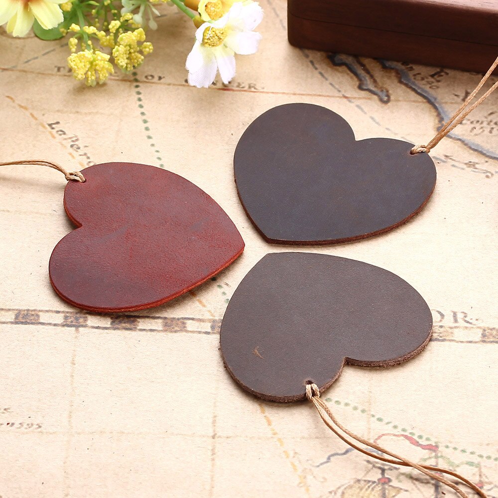 Leather Heart Bookmark