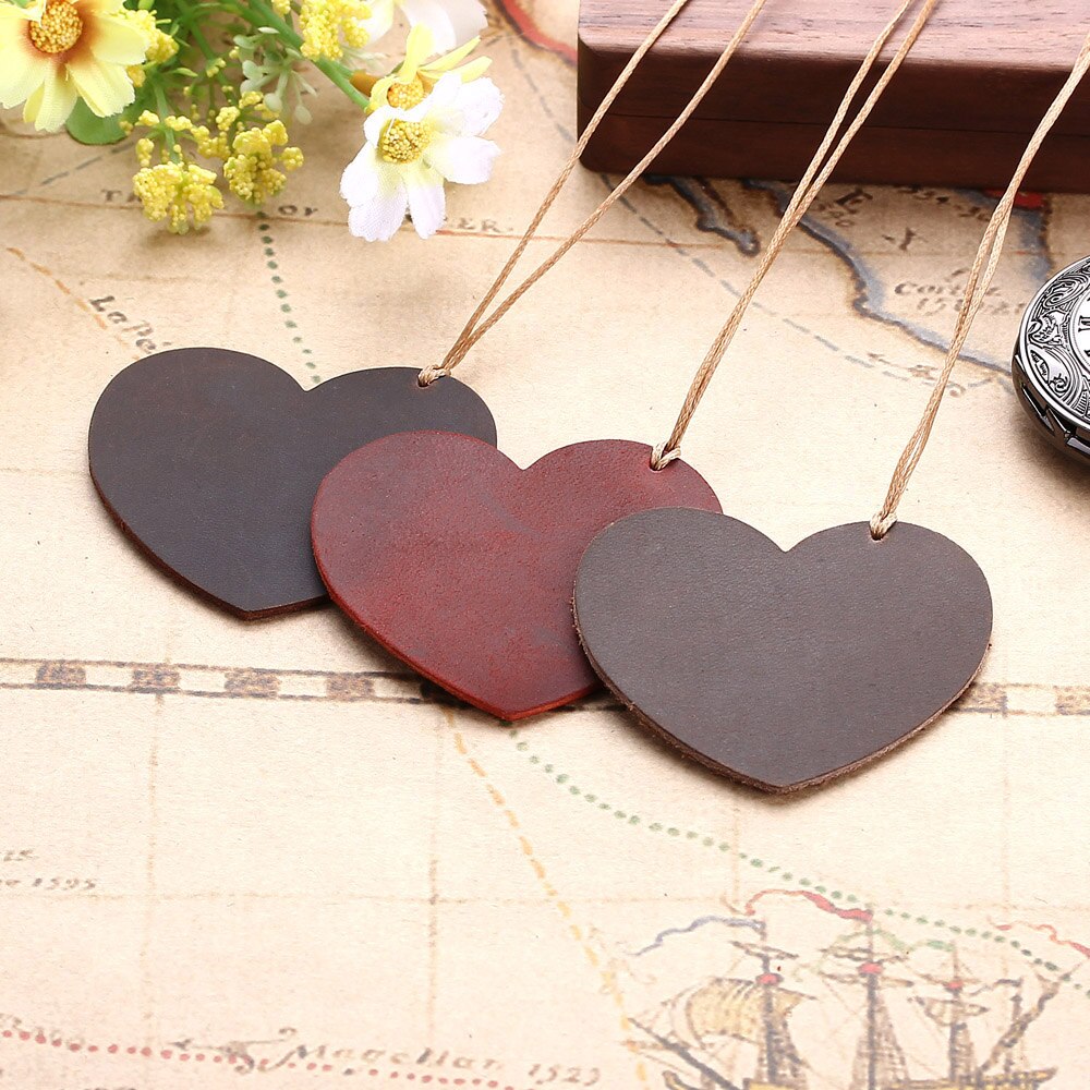 Leather Heart Bookmark