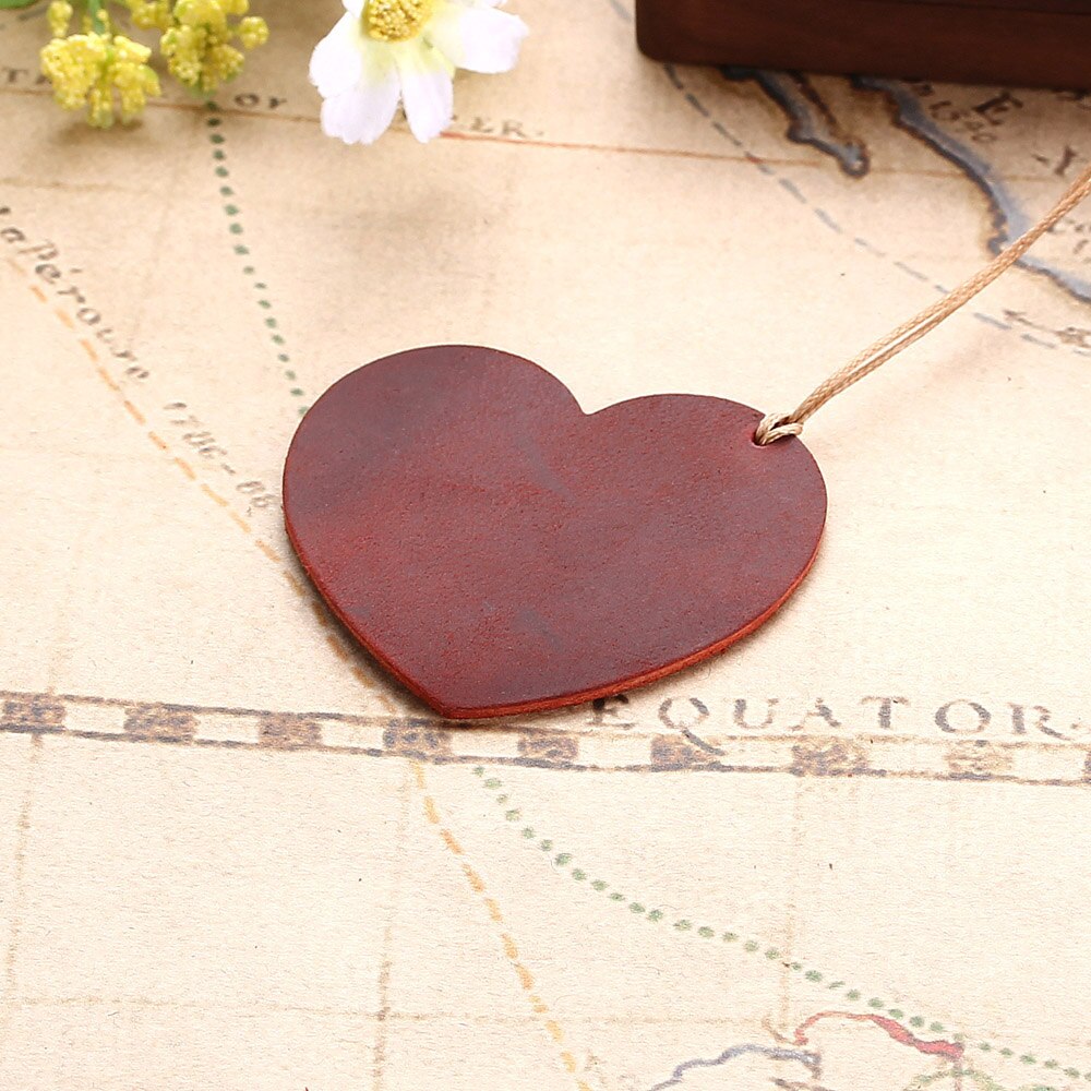 Leather Heart Bookmark