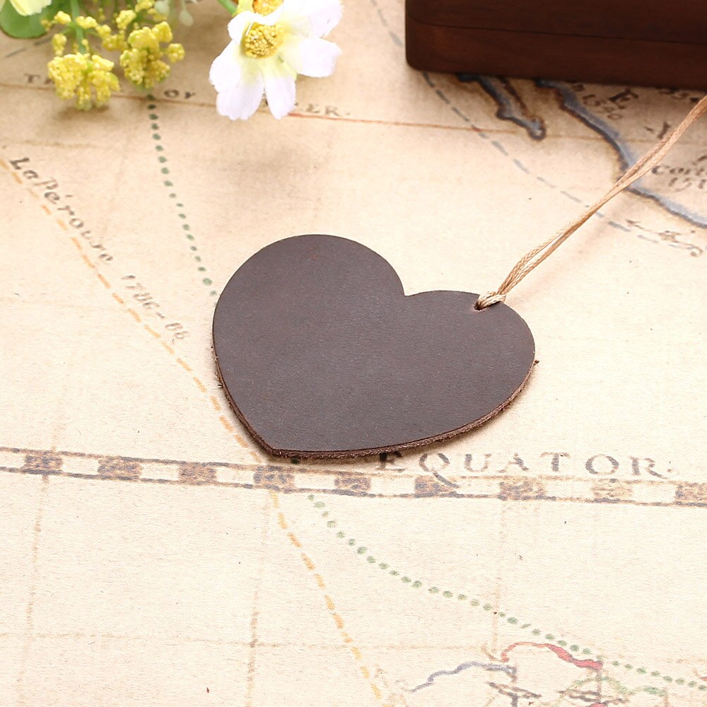 Leather Heart Bookmark
