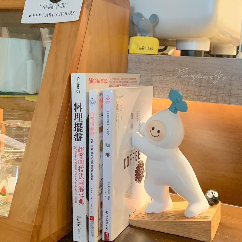 Cartoon Bookends